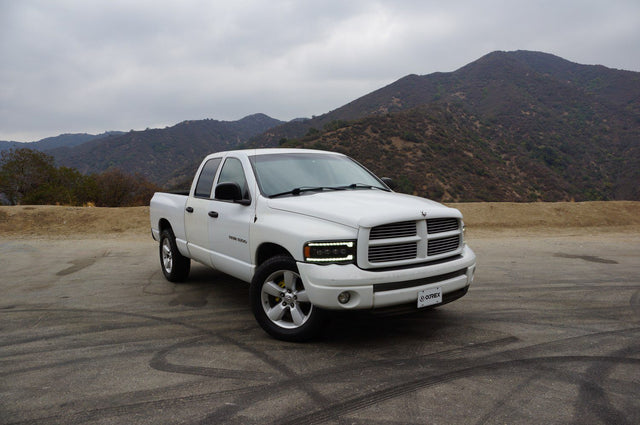 Phares projecteurs à LED noirs pour Dodge Ram série NOVA 02-05