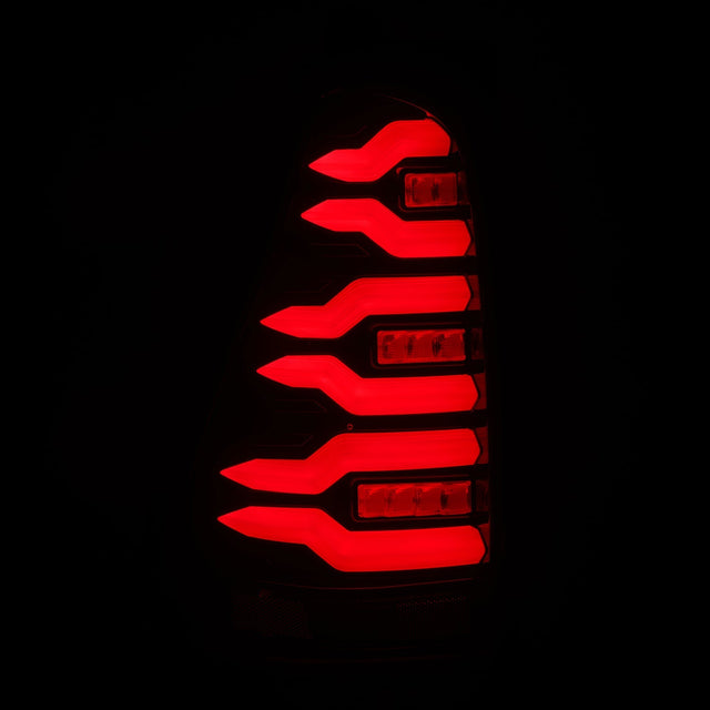 Feux arrière à LED pour Toyota 4Runner LUXX-Series 03-09, noir et rouge