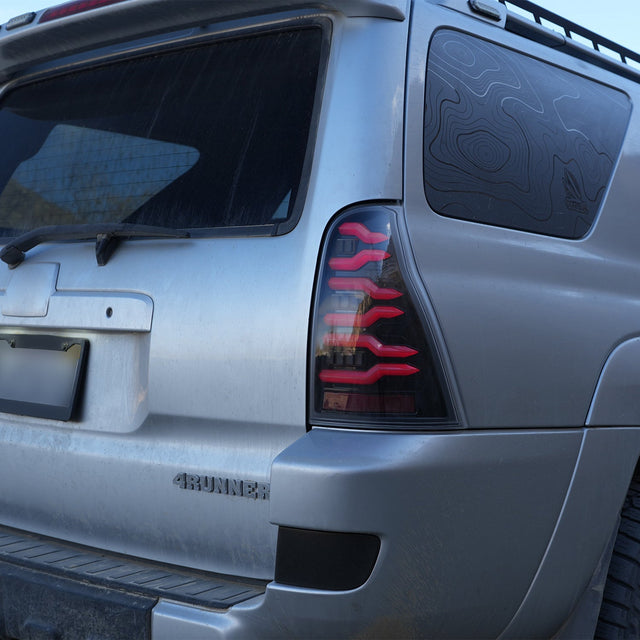 Feux arrière à LED noirs pour Toyota 4Runner série LUXX 03-09