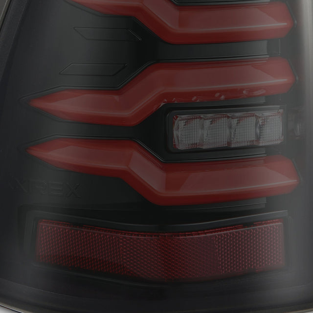 Feux arrière à LED pour Toyota 4Runner LUXX-Series 03-09, noir et rouge