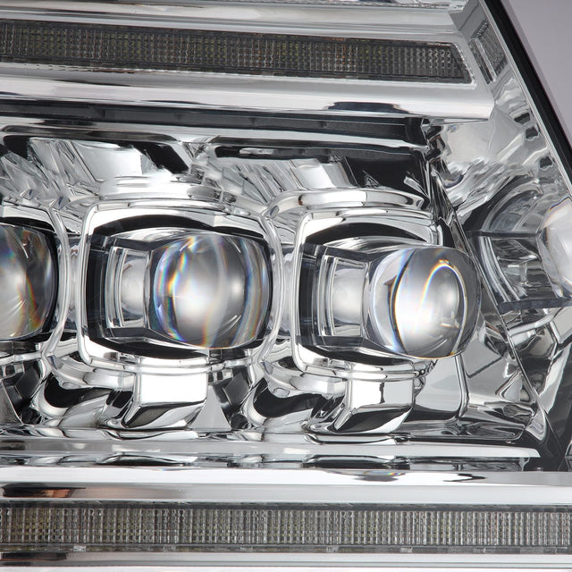 Phares projecteurs à LED chromés pour Ford F150 (2004-2008) et Lincoln Mark LT (2006-2008) série NOVA