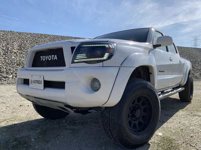 05-11 Toyota Tacoma LUXX-Series LED Projector Headlights Chrome