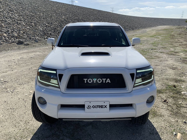 05-11 Toyota Tacoma PRO-Series Halogen Projector Headlights Alpha-Black