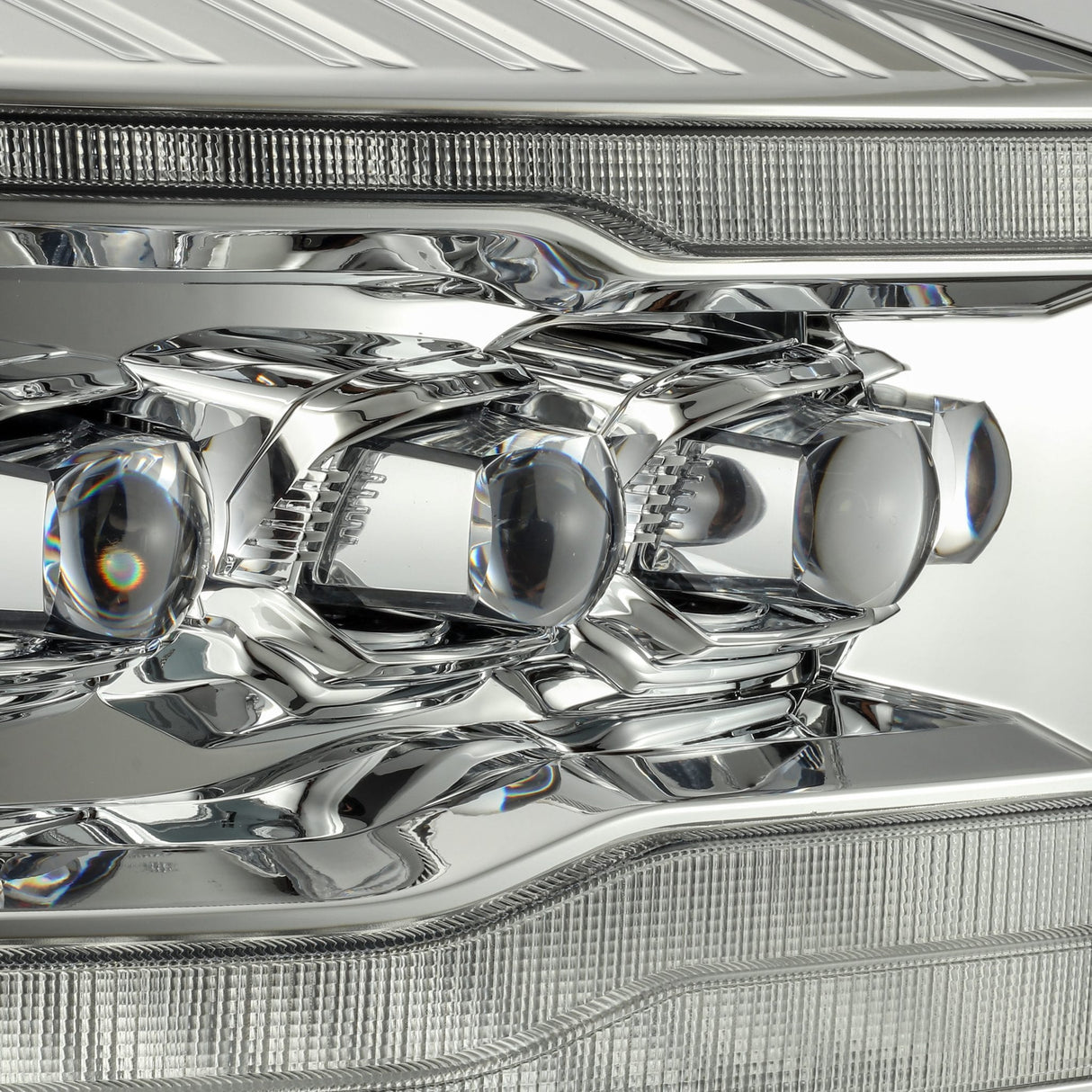 Phares projecteurs à LED chromés pour Dodge Ram série NOVA 06-08