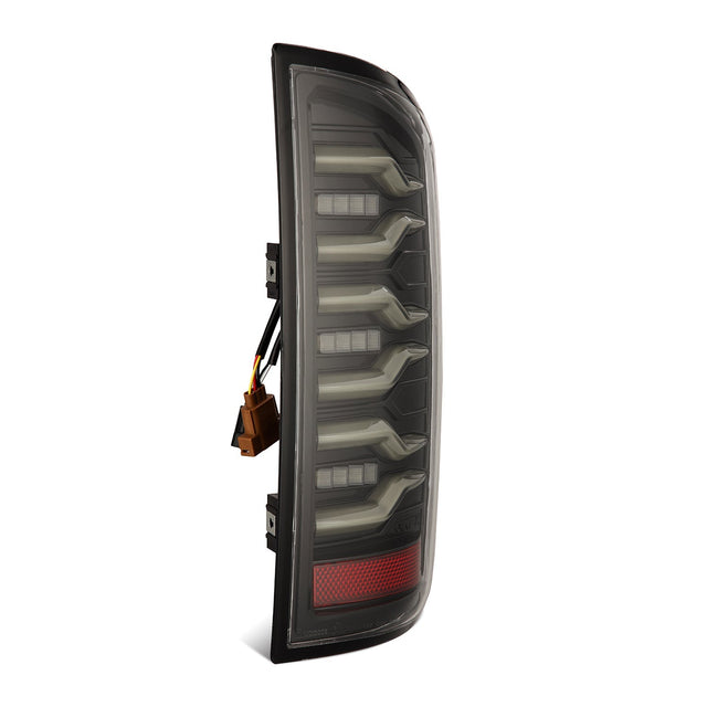 Feux arrière à DEL série LUXX Alpha-Black pour camions Dodge Ram 1500/2500/3500 de 07 à 09