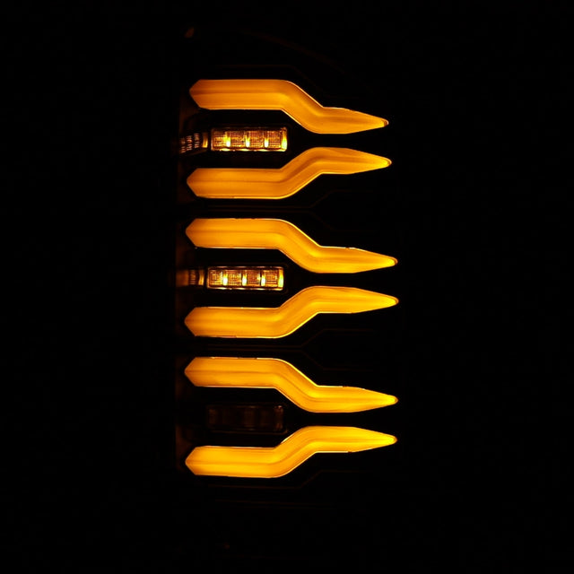 Feux arrière à DEL série LUXX Alpha-Black pour camions Dodge Ram 1500/2500/3500 de 07 à 09