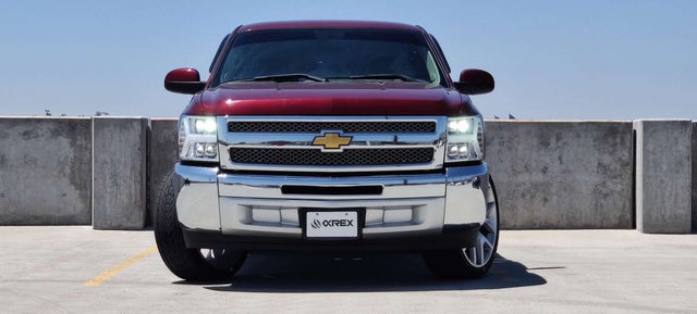 Phares projecteurs à LED Chevrolet Silverado série NOVA 2007-2013, noir de jais