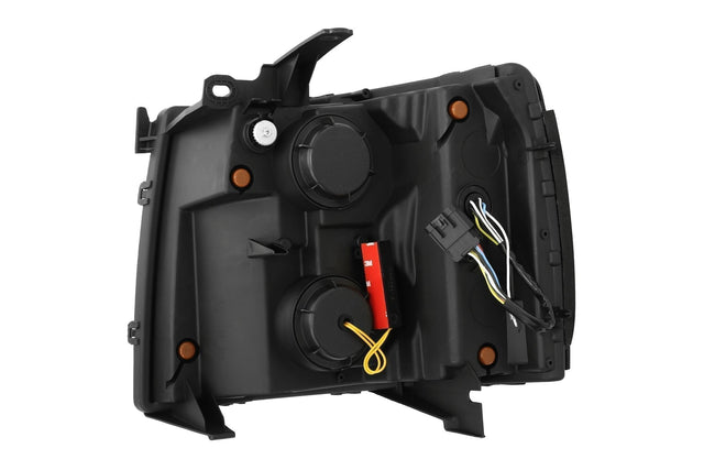 Phares projecteurs à LED Chevrolet Silverado série NOVA 2007-2013, noir de jais
