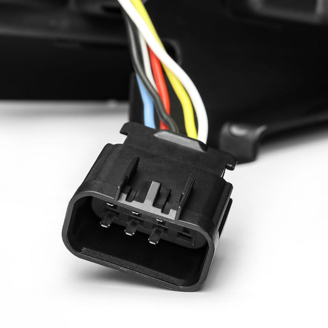 Phares halogènes projecteurs Chevrolet Silverado série PRO 07-13, noir de jais