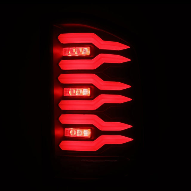 Feux arrière à DEL noirs pour Chevy Silverado série LUXX 07-13