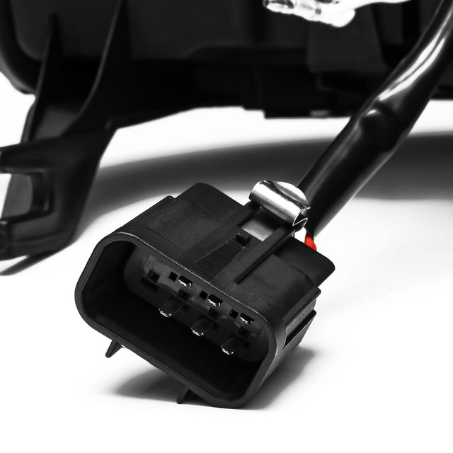 Phares projecteurs à LED GMC Sierra LUXX-Series 07-13, noir de jais