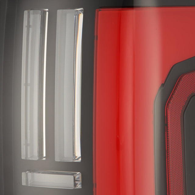 07-13 Toyota Tundra NOVA-Series Prismatic LED Tail Lights Black-Red