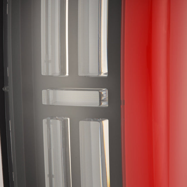 07-13 Toyota Tundra NOVA-Series Prismatic LED Tail Lights Black-Red