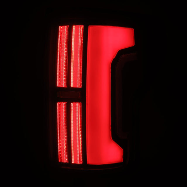 07-13 Toyota Tundra NOVA-Series Prismatic LED Tail Lights Black-Red