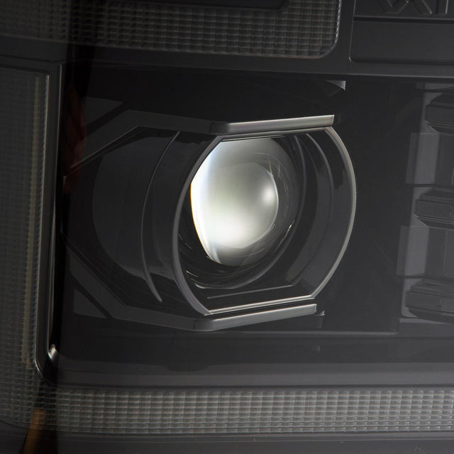 08-10 Ford Super Duty/Excursion LUXX-Series LED Projector Headlights Alpha-Black