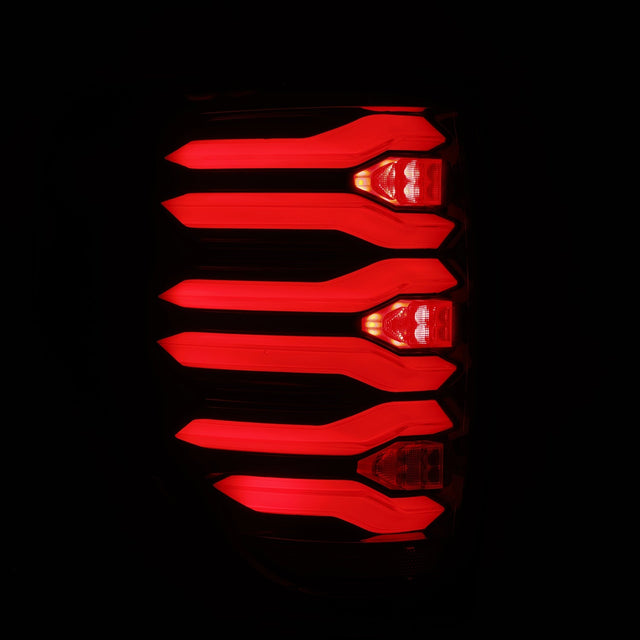 09-14 Ford F150 LUXX-Series LED Tail Lights Black-Red