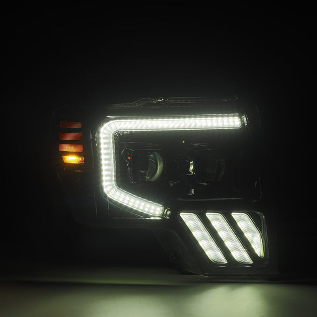 Phares projecteurs à LED Alpha-Black pour Ford F150 MKII LUXX-Series 09-14