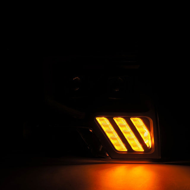 Phares projecteurs à LED noirs pour Ford F150 MKII série LUXX 09-14