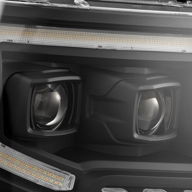 Phares projecteurs à LED noirs pour Ford F150 MKII série LUXX 09-14