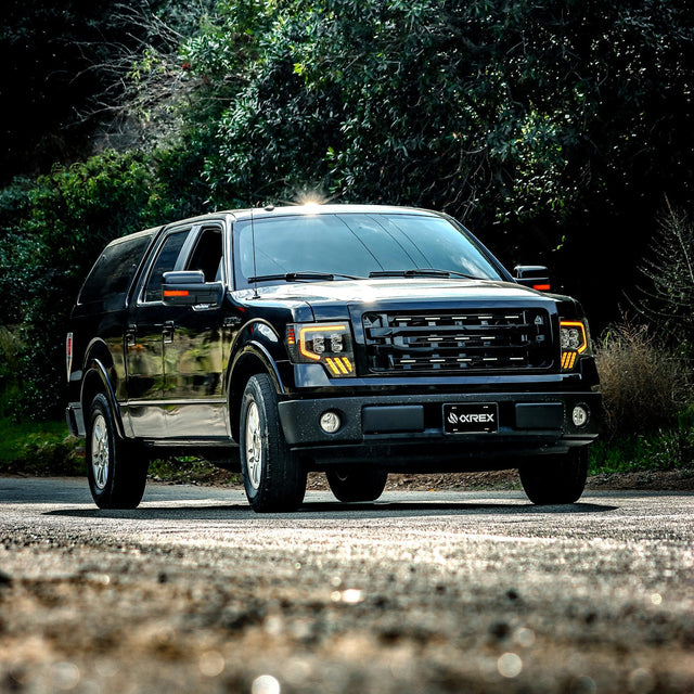 Phares projecteurs à LED Alpha-Black pour Ford F150 MKII NOVA-Series 09-14