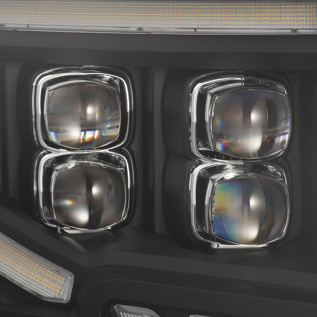 Phares projecteurs à LED noirs pour Ford F150 MKII série NOVA 09-14