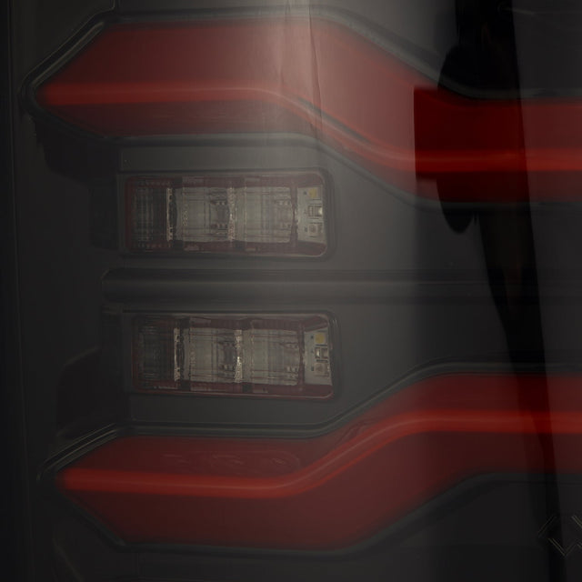 Feux arrière à LED série LUXX pour camion Ram 09-18, noir et rouge