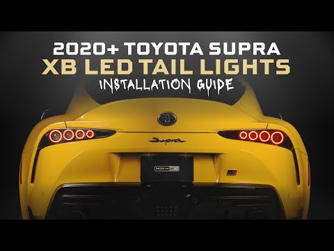 Toyota Supra (2020+) XB LED Tail Lights (Smoked)