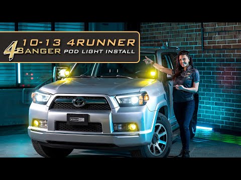 4Banger Led Ditch Light System: Toyota 4Runner (10-13)
