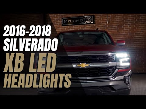 Phares à LED XB pour Chevrolet Silverado 1500 (16-18)