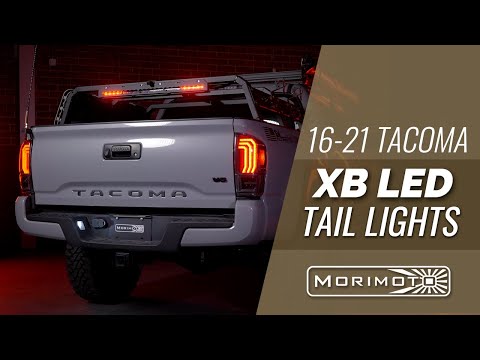 Feux arrière à LED XB pour Toyota Tacoma (16-23) (transparents)