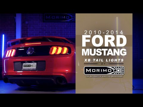 Feux arrière à LED pour Ford Mustang (10-12) Facelift XB (fumés)