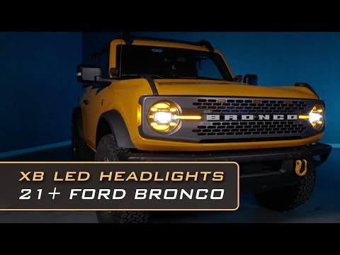 Ford Bronco (2021+) XB Led Headlights (Amber Drl)