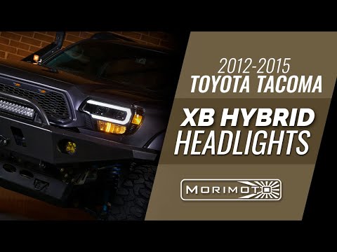 Toyota Tacoma (12-15) XB Hybrid Led Headlights (Amber Drl)