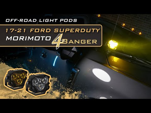 4Banger Led Ditch Light System: Ford Super Duty (17-22)