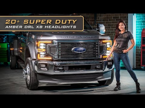 Ford Super Duty (20-22) XB Led Headlights (Amber Drl)