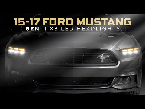 Ford Mustang GT350 (15-20) XB Led Headlights (Gen II)