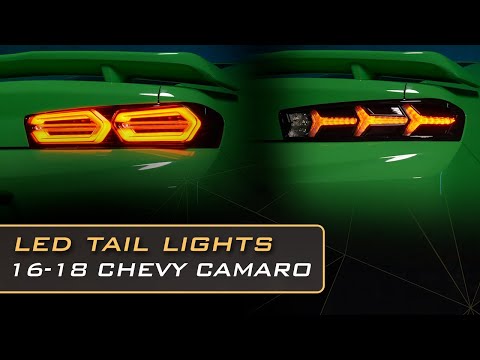 Feux arrière à LED pour Chevrolet Camaro (16-18) XB (fumés)