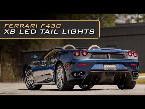 Ferrari F430 (05-10) XB LED Tail Lights (Smoked)