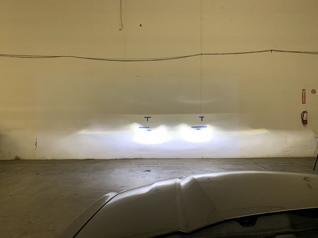 10-12 Ford Mustang LUXX-Series LED Projector Headlights Chrome