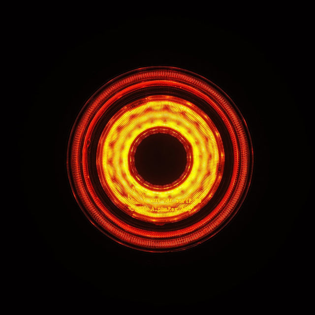 Feux arrière à LED prismatiques pour Ferrari 458 NOVA Series (10-15) - Rouge transparent