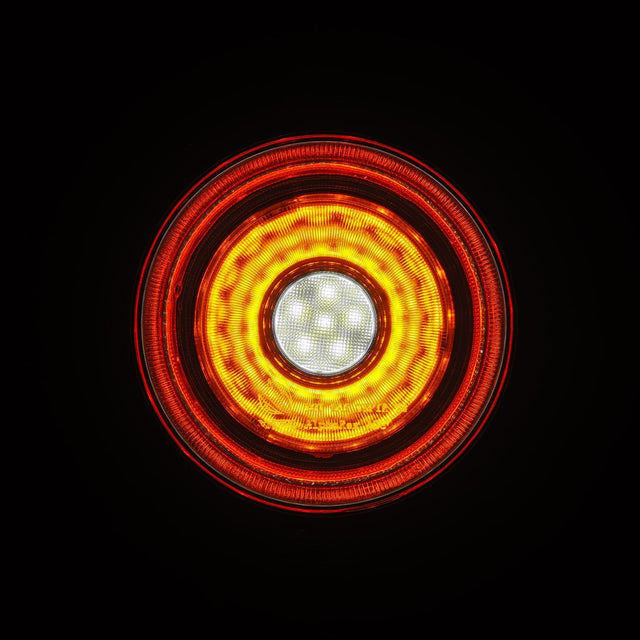 Feux arrière à LED prismatiques pour Ferrari 458 NOVA Series (10-15) - Rouge transparent