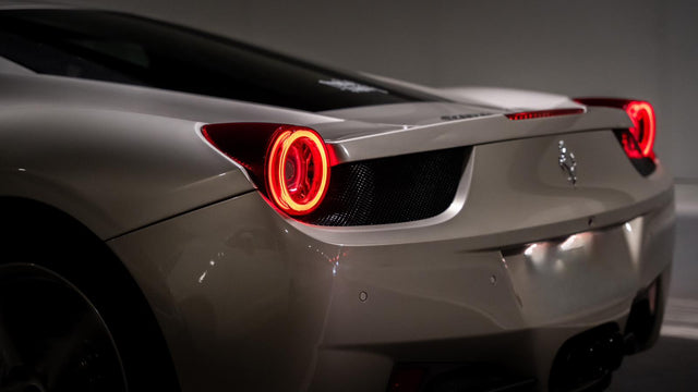 Feux arrière à LED prismatiques pour Ferrari 458 NOVA Series (10-15) - Rouge transparent