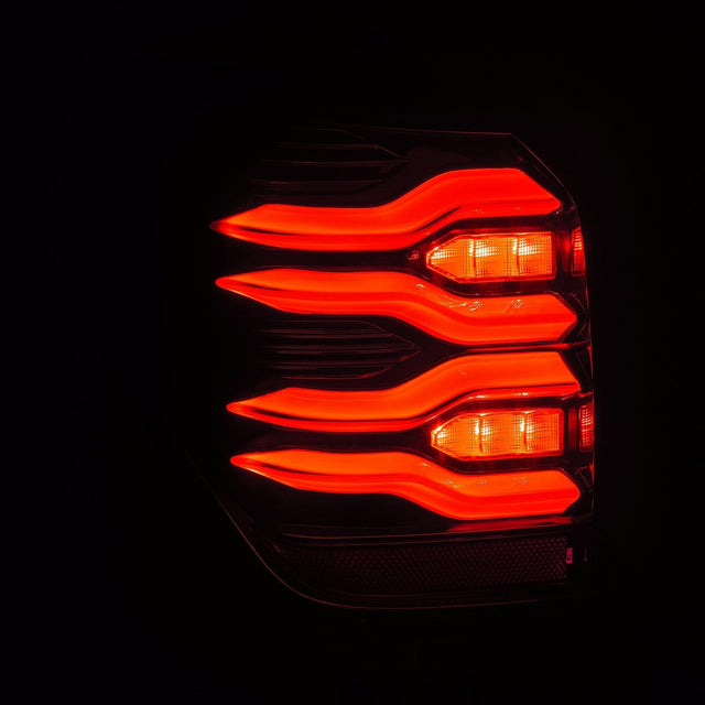 10-24 Toyota 4Runner LUXX-Series LED Tail Lights Black-Red
