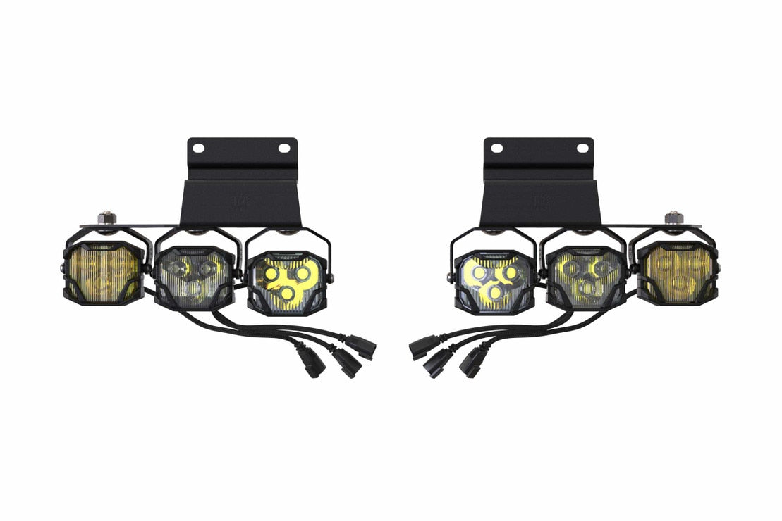 4Banger Led Fog Lights: Ford Raptor (10-14) BRACKETS
