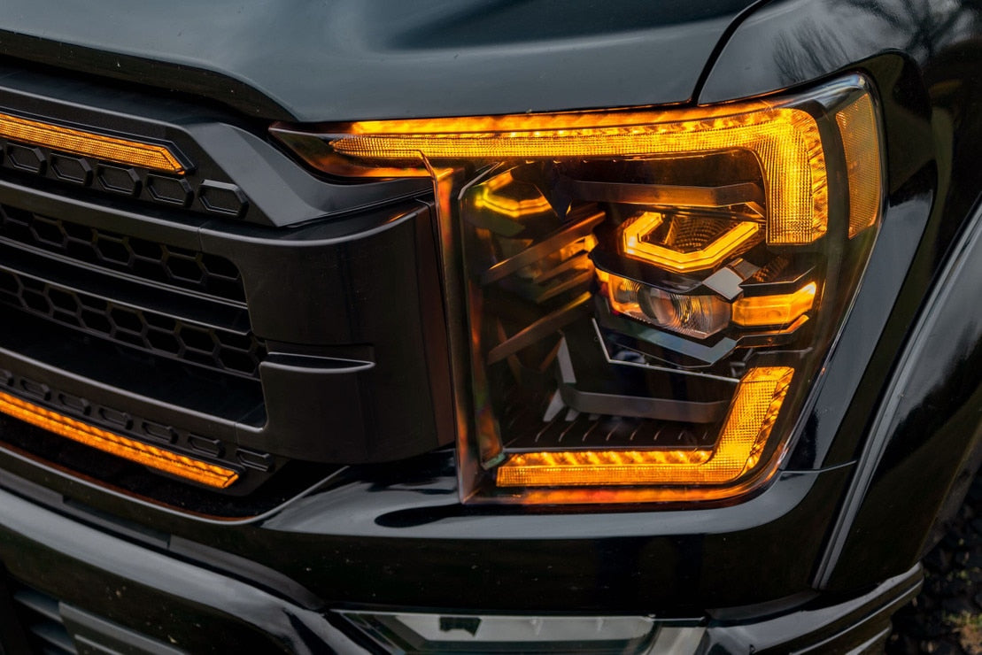 Ford F-150 (21-23) XB Led Headlights (Amber Drl)