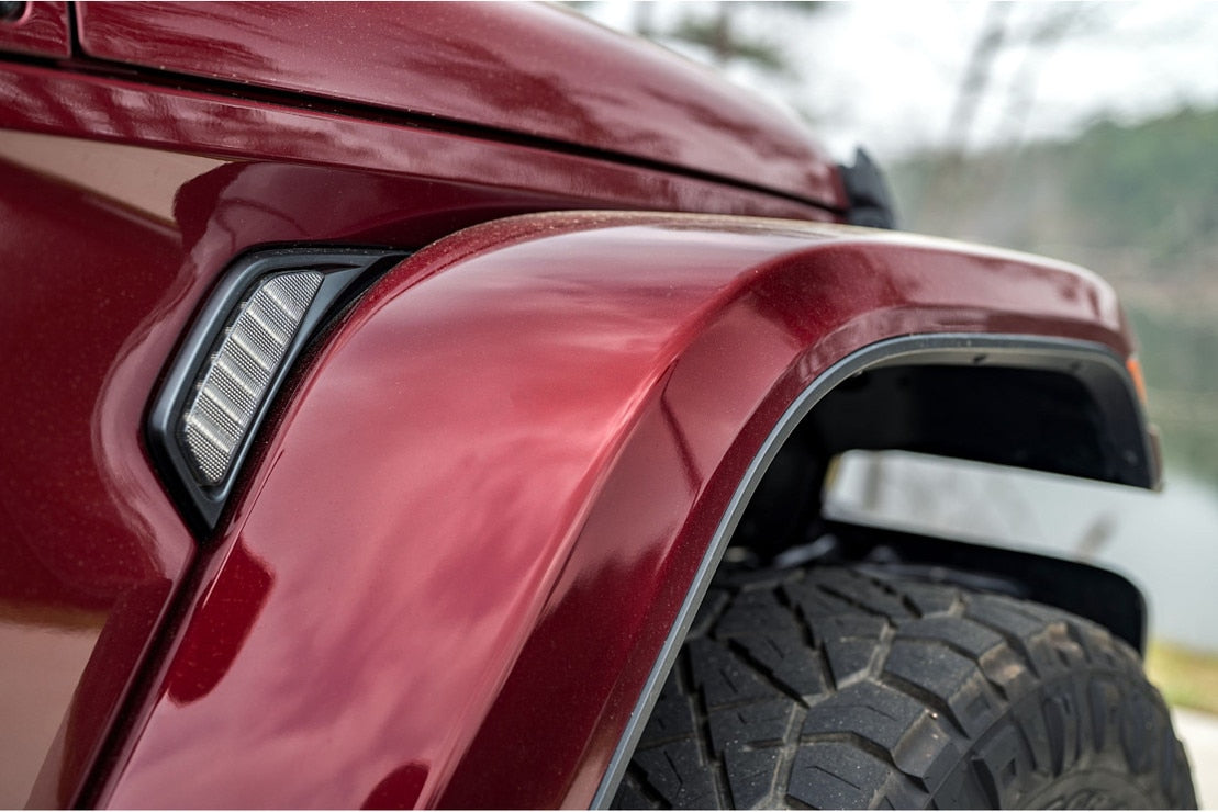 Feux de position latéraux à LED pour Jeep Wrangler JL/JT (2018+) XB