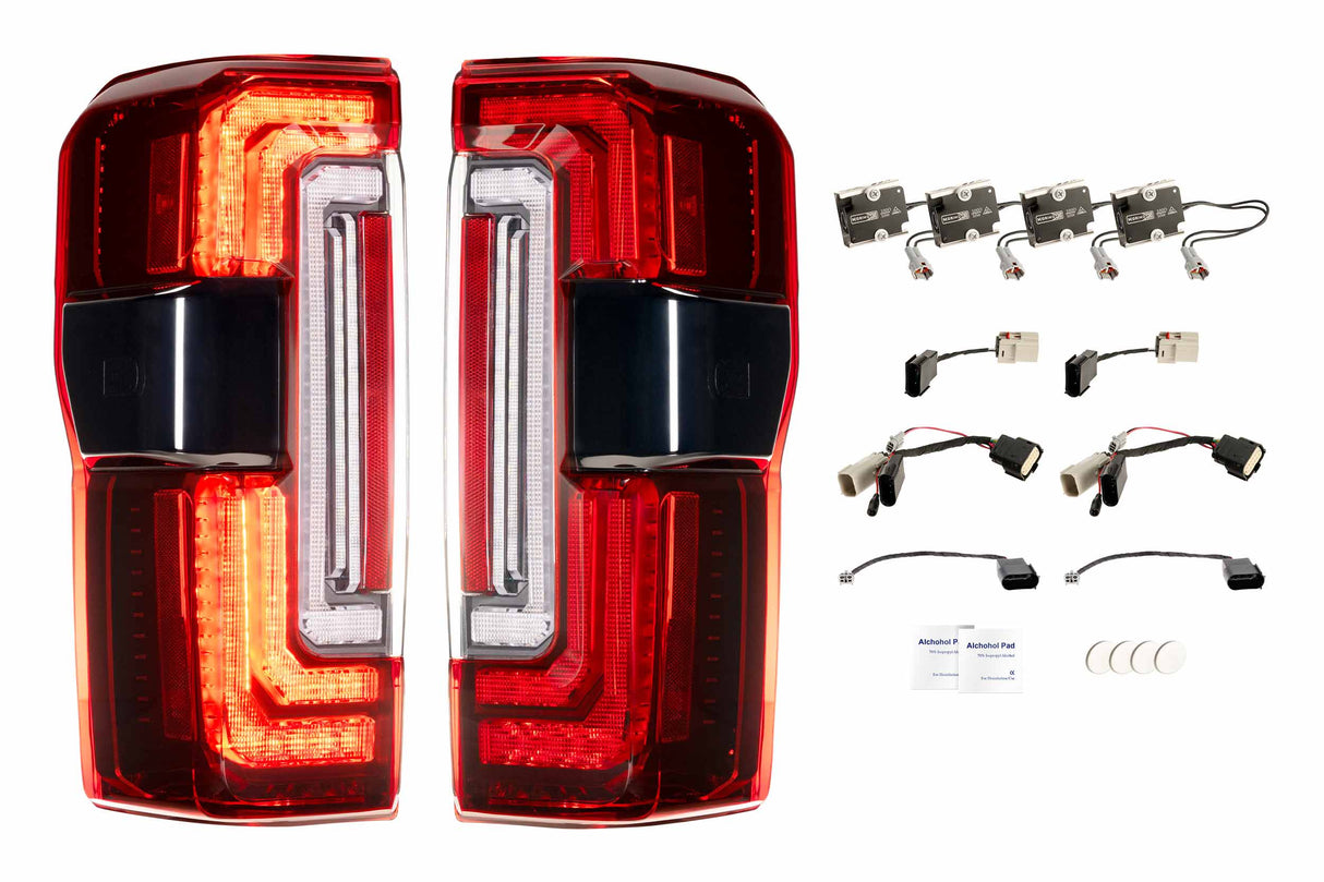 Feux arrière à LED pour Ford Super Duty (17-22) XB (fumés)
