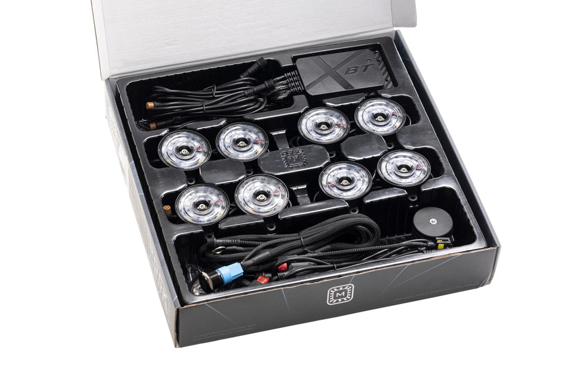 Kit d'éclairage Morimoto Rock : RVB à changement de couleur (8 pièces)