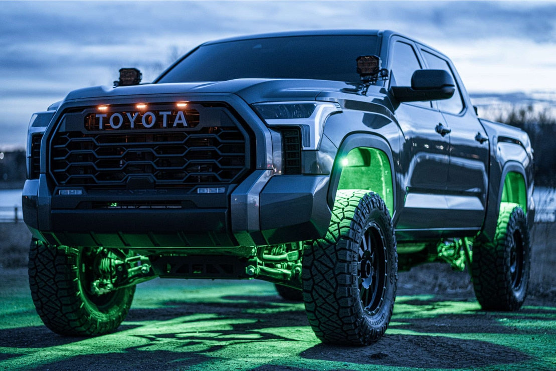 Kit d'éclairage Morimoto Rock : RVB à changement de couleur (8 pièces)