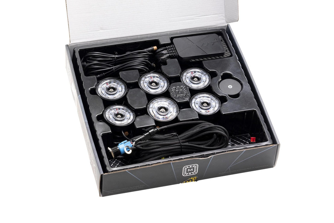 Kit d'éclairage Morimoto Rock : RVB à changement de couleur (6 pièces)